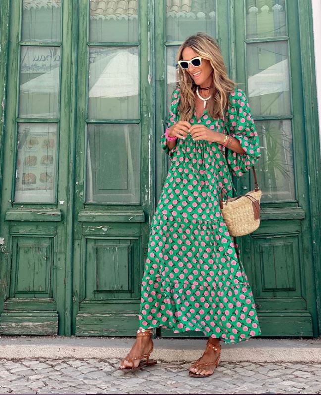 Susie - Vestido largo bohemio
