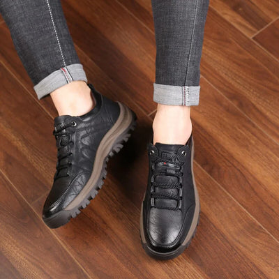 ANIDO - Zapato de cuero Ortopédico para hombre