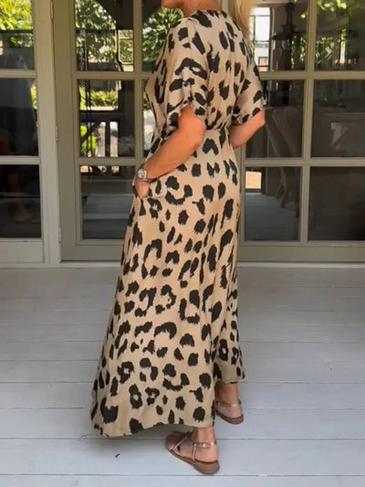 Aurora™ | Vestido largo de leopardo