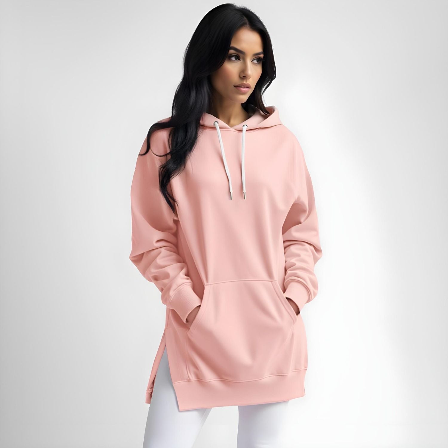 Vestido sudadera holgado