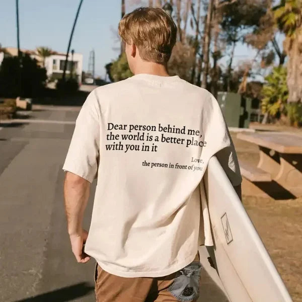 Inspira y Brilla con Nuestra Camiseta unisex "Dear Person Behind Me"