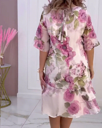 Vestido Fashion Estampado Floral