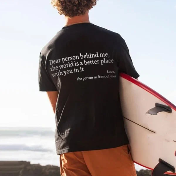 Inspira y Brilla con Nuestra Camiseta unisex "Dear Person Behind Me"