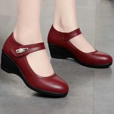 100% Piel de vacuno - Zapatos de piel suela blanda