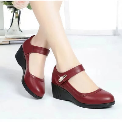 100% Piel de vacuno - Zapatos de piel suela blanda
