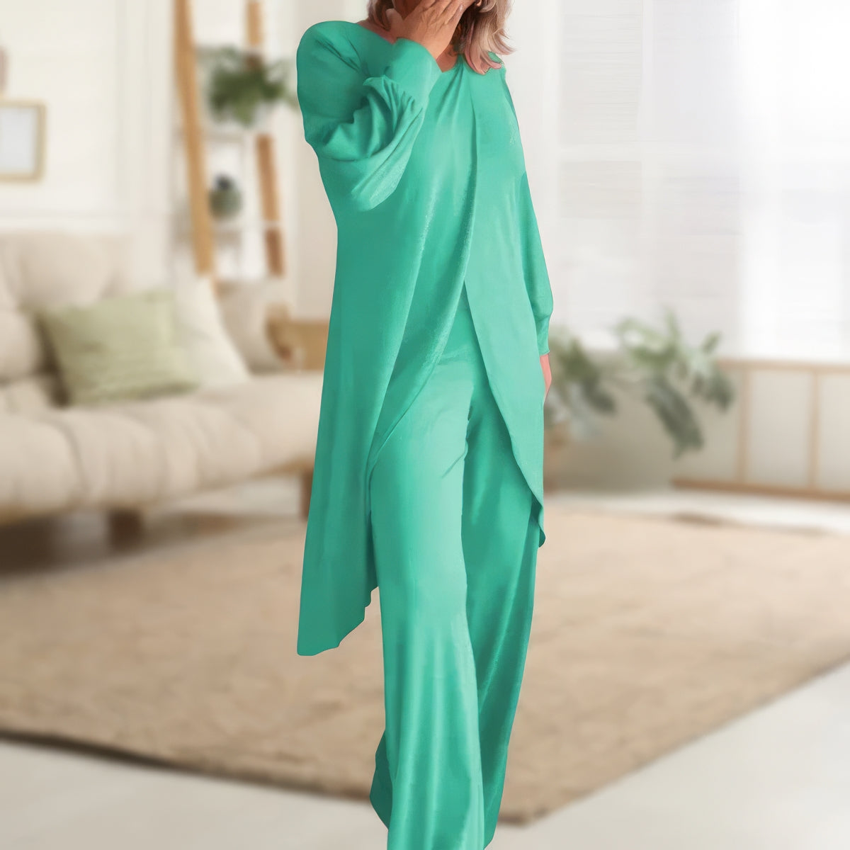 Conjunto de top y pantalón ultrasuave y cómodo para mujeres - 💖 ESPECIAL DIA DE LAS MADRES 👩‍🦳