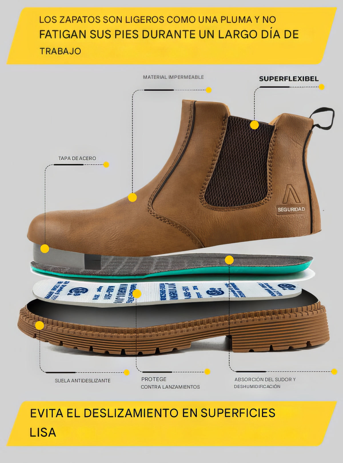 Zapatos de Seguridad Invicto